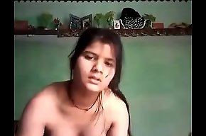 Indian legal age teenager lesbian girl enjoy yourself by fingering say no to tight pussy